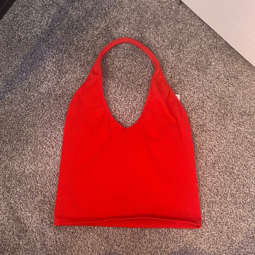 Red Urban Outfitters Halter Top